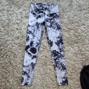 Noli Black and White Tie-Dye Kids Leggings